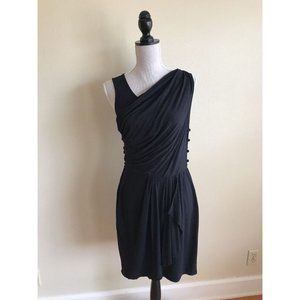 ALI RO DRESS BLACK KNIT FITTED SOFT W STRETCH